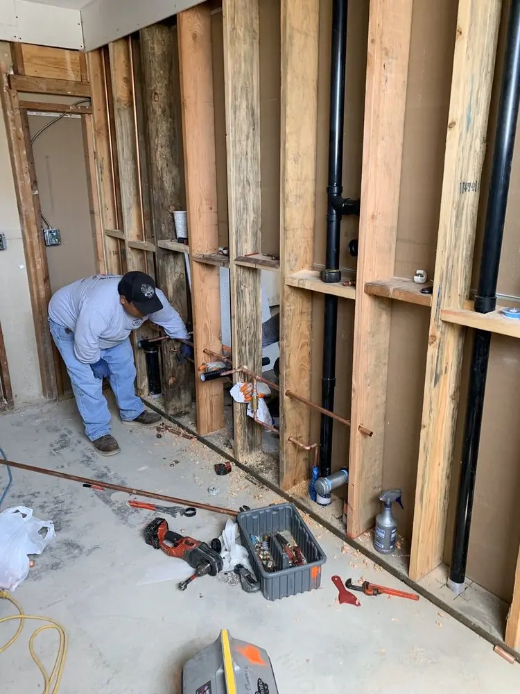 Commercial rough-in plumbing for Gas Line Repair in Pumpkin Hill